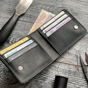 Сумки ручной работы. Ярмарка Мастеров - ручная работа Кошелек кожаный ручной работы. Handmade.
