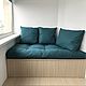 Pillow / mattress with back for loggia and balcony, Pillow, Krasnoarmejsk,  Фото №1