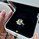 Кольцо Graf 10 карат из серебра 925 пробы с фианитами premium. Кольца. MARIA GUSEVA Fashion Jewelry. Ярмарка Мастеров.  Фото №6