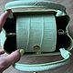 Светло-зелёная сумка из крокодиловой кожи. Классическая сумка. Chic bags. Ярмарка Мастеров.  Фото №5