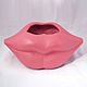 Lip Vase. Vases. Elena Zaychenko - Lenzay Ceramics. Online shopping on My Livemaster.  Фото №2