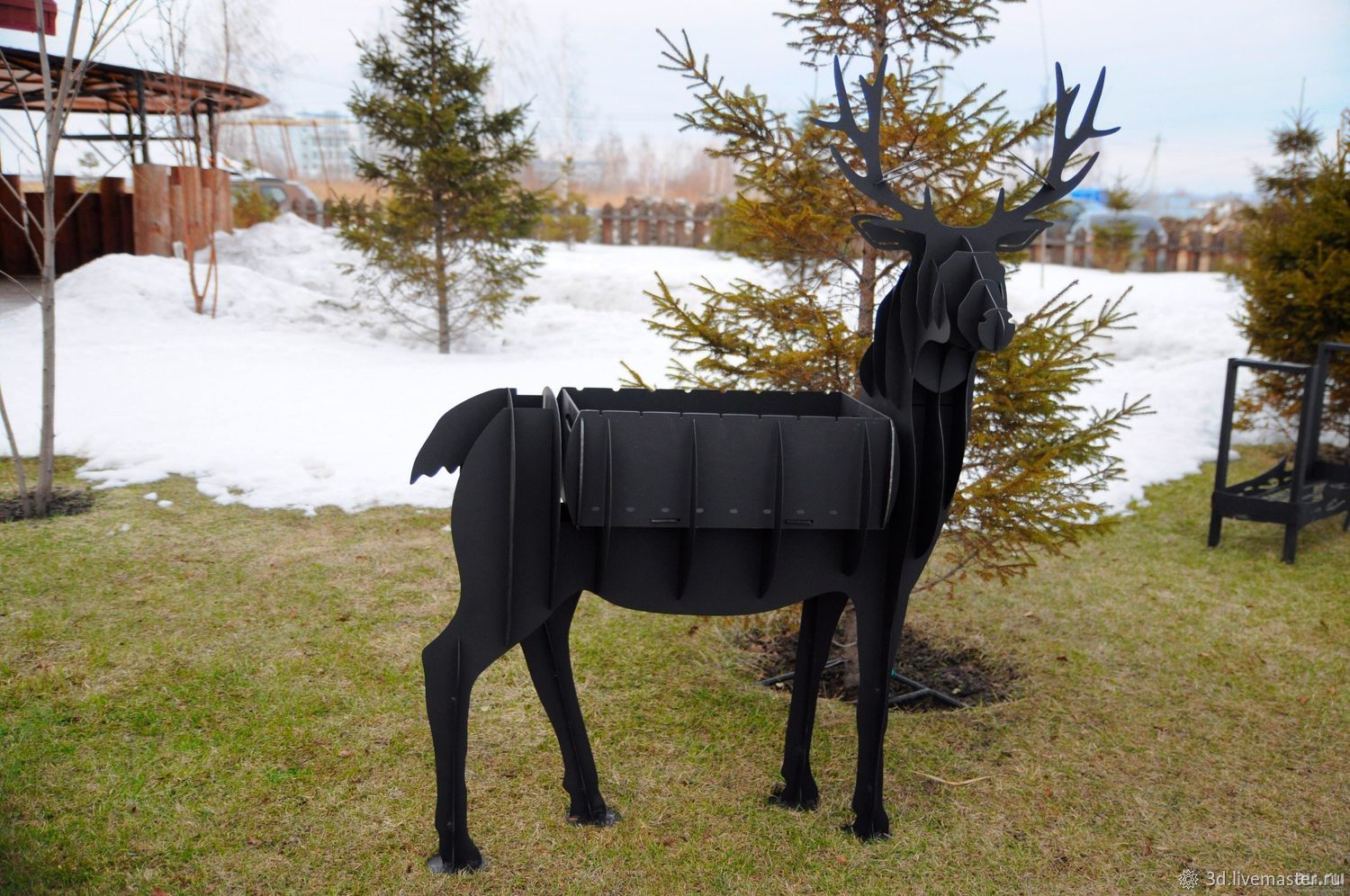Brazier - Deer 3D (Мангал-гриль 
