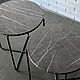 Журнальный стол "Marble Dark Gray" 01. Столы. The Sarai. Ярмарка Мастеров.  Фото №5