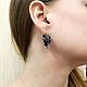 Серьги С драконами с камнем. Кулон. Aventure.Jewelry. Ярмарка Мастеров.  Фото №5