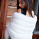 Палантин. Куртки. Creative workshop 'Bagira'. Ярмарка Мастеров.  Фото №4