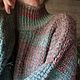 Men's Sweater Superkidmocher Baby Alpaca Wool Otherworldly Sweater. Mens sweaters. svetlana-sayapina. Online shopping on My Livemaster.  Фото №2
