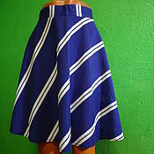 Одежда handmade. Livemaster - original item Striped skirt, size 40. Handmade.