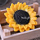 Silicone mold Sunflower small. Form. Hobbypage. Online shopping on My Livemaster.  Фото №2