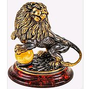 Подарки к праздникам handmade. Livemaster - original item Figurine: King Leo.. Handmade.