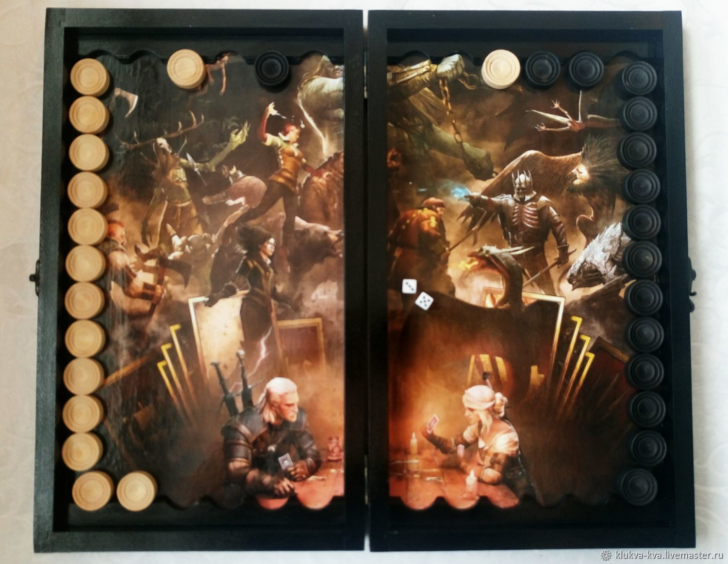 Нарды под заказ в интернет-магазине Ярмарка Мастеров по цене 3500 ...