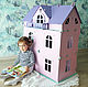 Кукольный дом для Барби  "Лена" лиловый, Doll houses, Yaroslavl,  Фото №1