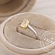 Золотое кольцо с желтым бриллиантом 1 карат. Кольцо помолвочное. FROLOF JEWELRY. Ярмарка Мастеров.  Фото №5