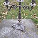 Candelabra for 3 candles, Candlesticks, St. Petersburg,  Фото №1