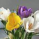 Крокусы из холодного фарфора. Композиции. Lovely flower. Ярмарка Мастеров.  Фото №11