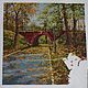 Cross stitch A Bridge for Lovers. Pictures. FavoriteStitch. My Livemaster. Фото №5