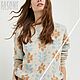 Jerseys: Women's Sweater with Flowers Winter Sweater, Sweaters, Moscow,  Фото №1