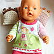 Выкройка комплекта для куклы Baby born. Выкройки для кукол и игрушек. Елена Кропочева. Интернет-магазин Ярмарка Мастеров.  Фото №2