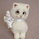 Felted toy kitty. Felted Toy. Felt toy fromKristina Antropova. Online shopping on My Livemaster.  Фото №2