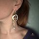 Серьги «Viso». Серьги классические. Bellezza Vintage by Pochuta. Ярмарка Мастеров.  Фото №4