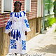 Dress boho embroidered style, Bohemian, ethnic. Dresses. 'Viva'. Online shopping on My Livemaster.  Фото №2