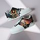 Кроссовки nike  AF1, ручная роспись, кастом, Вавилон 5 арт. Кроссовки. Olgavolgoart. Роспись одежды и обуви. Кастом. Ярмарка Мастеров.  Фото №9