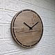 Часы из слэба дерева с разметкой смолой. Часы классические. Akutrau Woodworking. Ярмарка Мастеров.  Фото №5