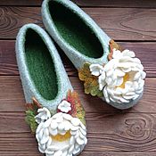 Обувь ручной работы handmade. Livemaster - original item Slippers - Smile. Handmade.