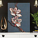 The painting on wood 40x30sm "Sakura". Pictures. EVAG. My Livemaster. Фото №4