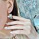 Винтаж: Серьги Cartier из серебра. Серьги винтажные. silver-store. Интернет-магазин Ярмарка Мастеров.  Фото №2