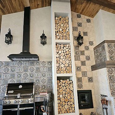 Для дома и интерьера ручной работы. Ярмарка Мастеров - ручная работа Дрова для декора дуб, берёза с обработкой. Handmade.