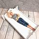 Order Double doll bed made of plywood. butikpodarkovv. Livemaster. . Doll furniture Фото №3