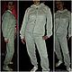 Order Associated linen Sport suit Pants sweatshirt at. Exclusive linen jersey from Elena. Livemaster. . Tracksuits Фото №3