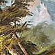 Винтаж: Картина масло 70х60 нюанс антикварная. Англия. Картины винтажные. сКЛАДъ 2. Ярмарка Мастеров.  Фото №4