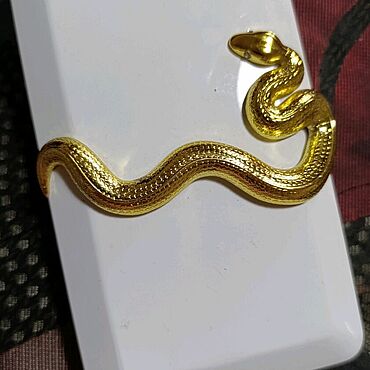 Винтаж ручной работы. Ярмарка Мастеров - ручная работа Клатч Kilian One Golden Snake Swarovski Eye Original. Handmade.