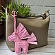 Брелок-обвес, рафия. Брелок. Knitted basket. Ярмарка Мастеров.  Фото №4