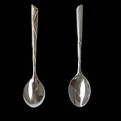 Посуда handmade. Livemaster - original item Tea spoon silver. Handmade.