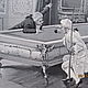 Винтаж: Старинный гобелен Partie de billard шёлк Франция. Картины винтажные. Антиквариат и винтаж из Франции. Ярмарка Мастеров.  Фото №6