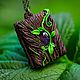 El medallón de 'el Libro de los bosques'. Pendants. Secret Jar. Интернет-магазин Ярмарка Мастеров.  Фото №2