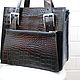 Tote bag: women's leather bag. Tote Bag. antony-1. My Livemaster. Фото №5