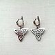 Triquetre Earrings. Folk decorations. simvol-solnca. Online shopping on My Livemaster.  Фото №2