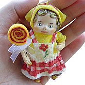 Чердачная кукла: текстильная игрушка лиса 11 см
