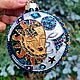 Order Christmas tree toy-medallion ' Sun-moon'. lepska. Livemaster. . Christmas decorations Фото №3