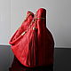 "Granville Красный" красная кожаная сумка. Классическая сумка. Olga'S Luxury Creation. Ярмарка Мастеров.  Фото №4