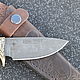 Knife Badger-2 Damascus. Knives. nozh-master. Online shopping on My Livemaster.  Фото №2