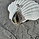 Кулон с обсидианом. Кулон. Karma-jewelry. Ярмарка Мастеров.  Фото №5
