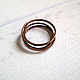 Fantasy ring made of copper wire in the style of wire wrap. Rings. Авторские украшения от Ирины Бондал. Online shopping on My Livemaster.  Фото №2