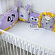 Bumpers animals for a cot, Sides for crib, Moscow,  Фото №1