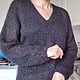 Заказать Пуловер из супер кидмохера с пайетками мультиколор. Diana 'Всё связано'. Ярмарка Мастеров. . Пуловеры Фото №3