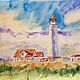 PAINTING LIGHTHOUSE SUMMER LANDSCAPE PAINTING SUMMER BUY A PICTURE. Pictures. orlovaalla. Online shopping on My Livemaster.  Фото №2