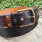 Аксессуары handmade. Livemaster - original item Strap male genuine leather.. Handmade.